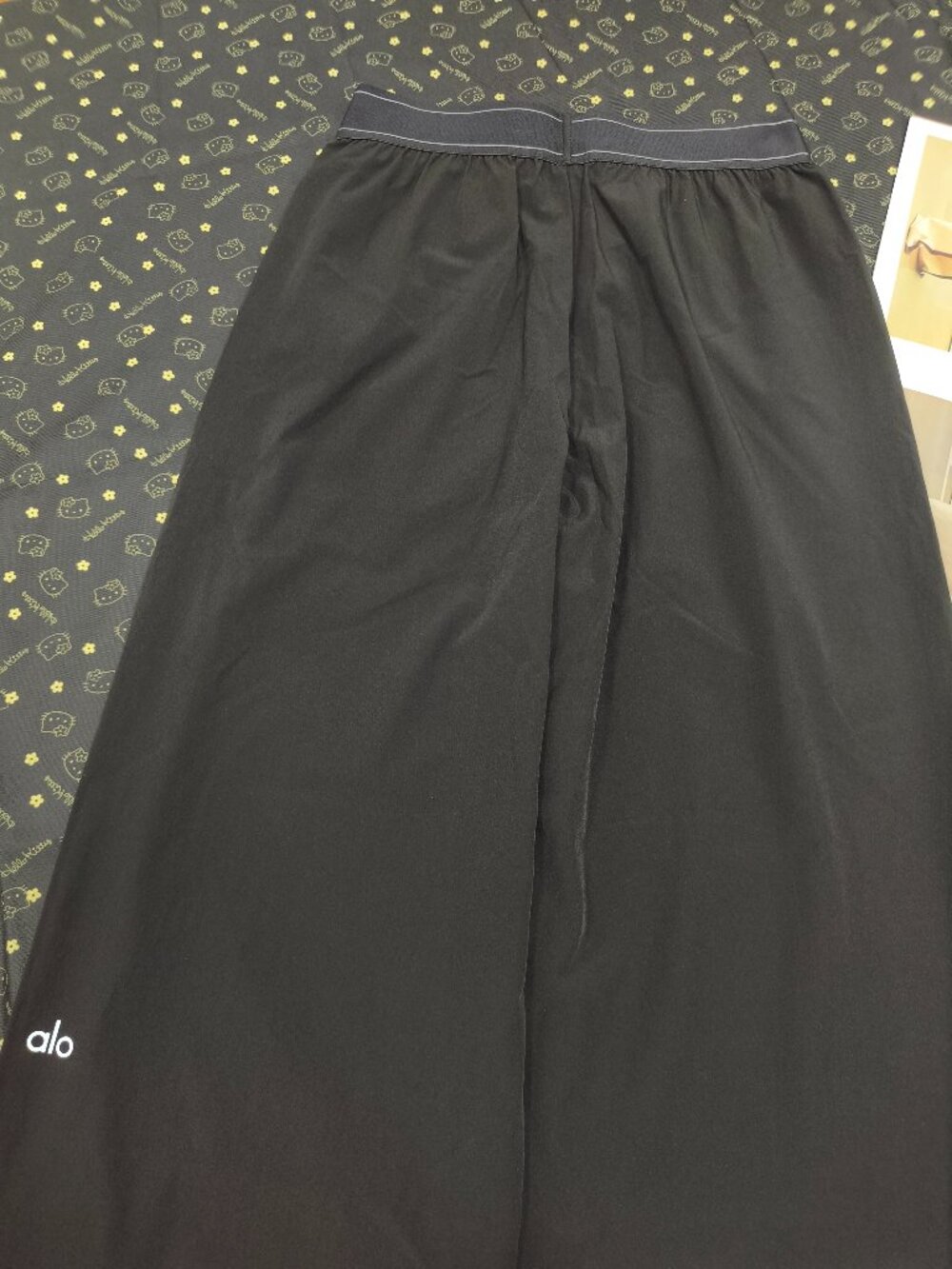 Alo Yoga Black Wide-Leg Pants Regular Length (S/M/L Size)⭐ Bestselling Pants🔥 - Picture 4 of 7